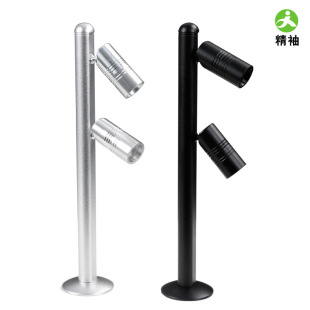 LED jewelry showcase lamp glass display pole spotlight jewelry lighting straight pole lamp cabinet table lamp shell customization