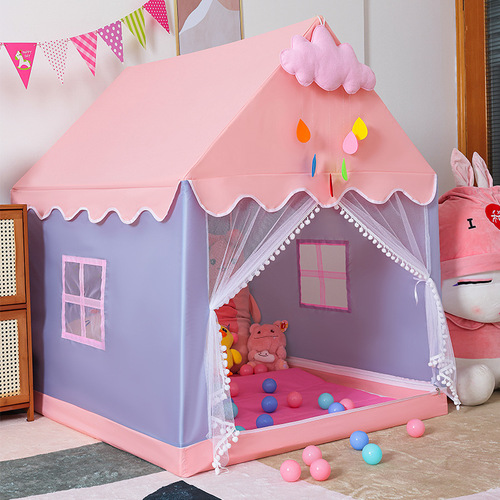 Nopeino Children's Tent Game House Indoor for Boys and Girls Princess Super Large House Castle Toy with One-Time Delivery