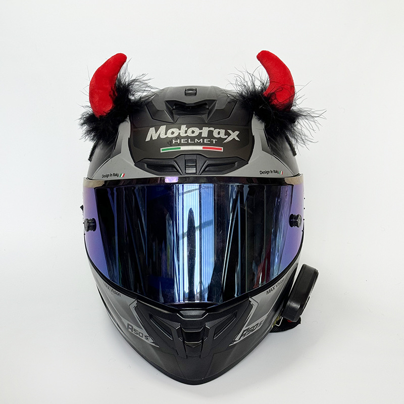 Helmet Decoration Wholesale Christmas Reindeer Antlers Glitter Bow Quick Release Reindeer Hot-Selling Holiday Helmet Accessories