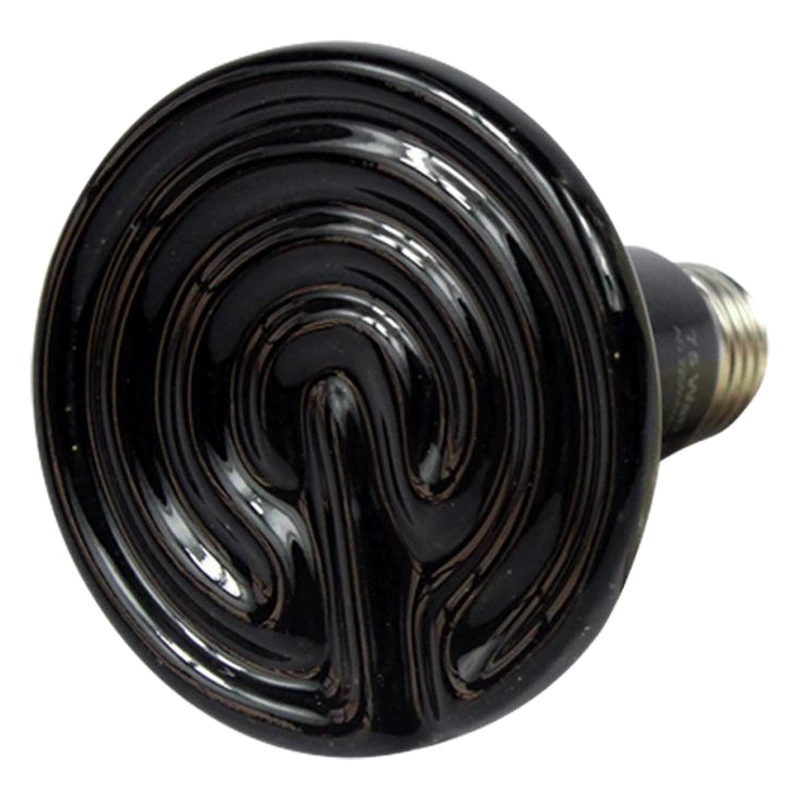 Стандартная керамическая нагревательная лампа для домашних животных-рептилий, неослепляющая, взрывозащищенная и долговечная, изоляционная лампа с постоянной температурой для ящика для ящиковдля ящ