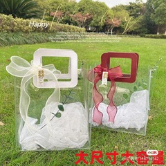 透明伴手禮袋子手提空盒婚禮喜糖盒ins風結婚伴娘伴郎禮袋禮品