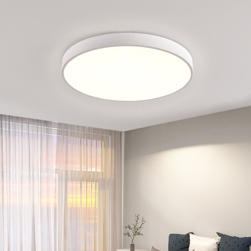 Ultra-thin ceiling lamp LED complete set of lights living room bedroom study wrought iron living room live broadcast room ceiling lamp Zhongshan lighting