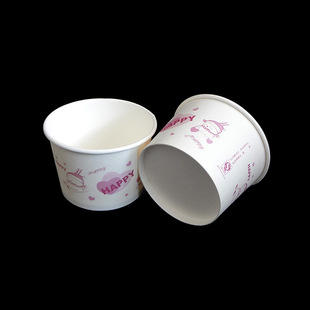 Disposable soup cup wholesale 250ml paper cup commercial soup box 260 soup cup takeaway packaging printing bunny Bowl