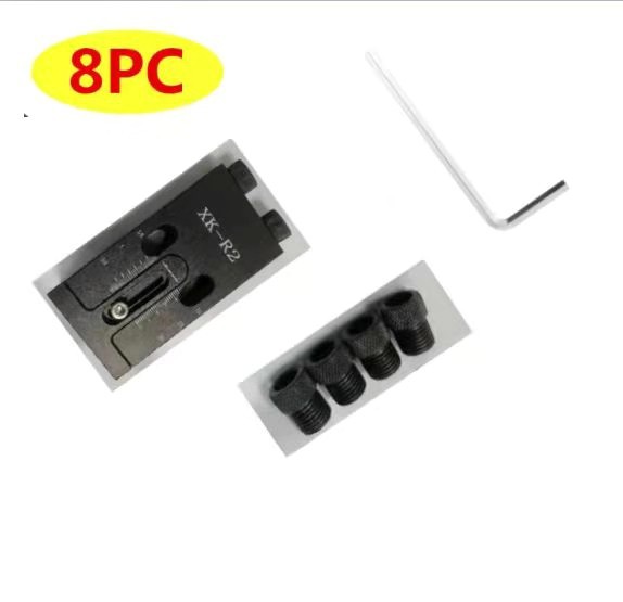 新款 黑色15度角 木工斜孔定器 木工打孔定位器 木板连接安装工具