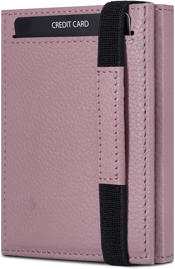 Estación de Alemania venta caliente tres plegables multifuncional billetera RFID anti-robo billetera de cuero ramas de ramas billetera de cuero para hombres