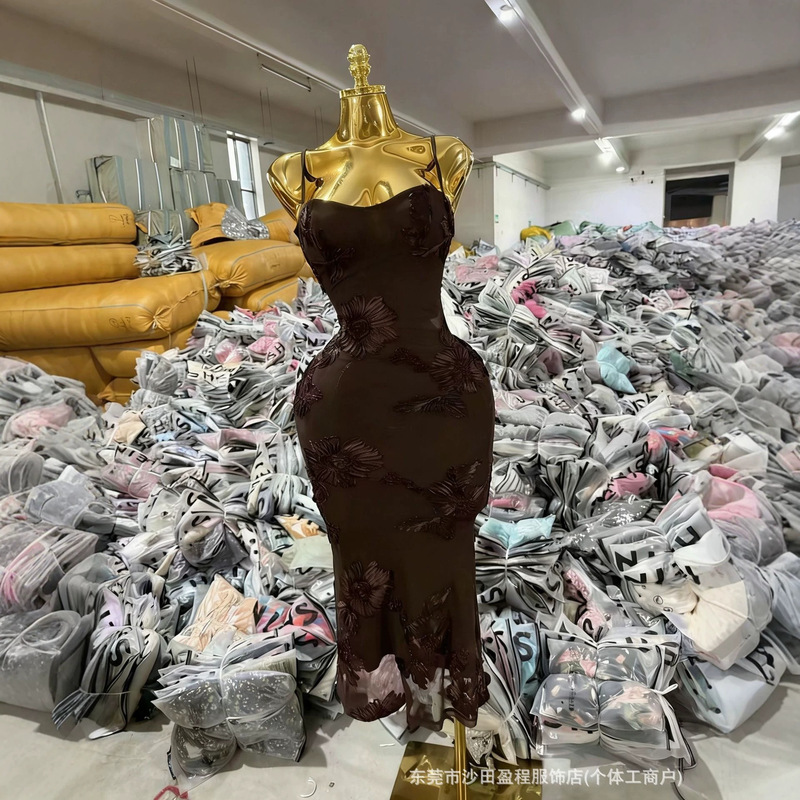 Shein Women's Dresses from Foreign Trade Factories, Sexy and Fashionable, Multi-Style Mix and Match, Sexy Dress Cotton