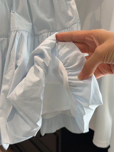 2026 spring and summer new white skirt, small flower bud skirt, safety pants, slimming A-line short skirt, fluffy skirt