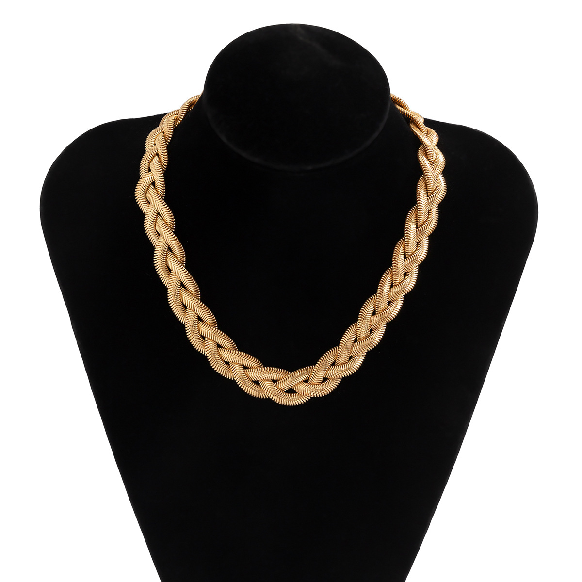 Wholesale Jewelry Simple Style Classic Style Solid Color Iron Chain Necklace display picture 4