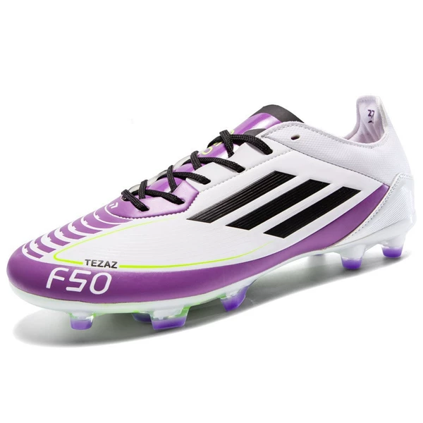 2506 long nails white purple