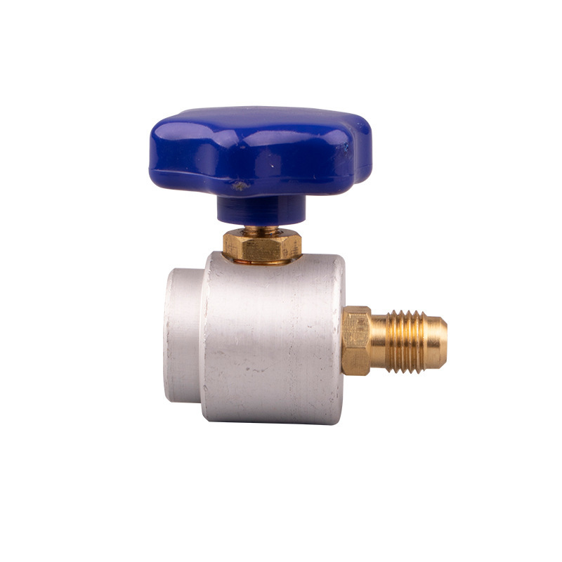 R22/R134A/R410 abridor de botellas de refrigerante CT-341 Wuzhou tipo de nieve freón válvula de apertura universal válvula de seguridad