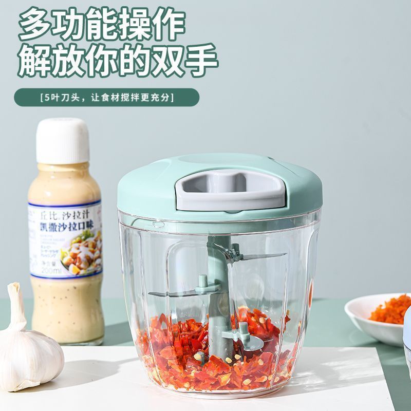 捣蒜泥拉蒜器蒜蓉搅碎机搅蒜小型大蒜手动捣碎压蒜臼子打蒜末|undefined