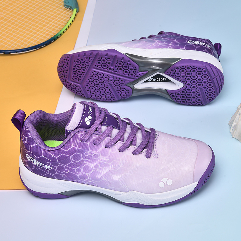 Zapatos de bádminton casuales transfronterizos respirables antideslizantes zapatos de tenis de mesa ligeros para hombres y mujeres en stock image 6
