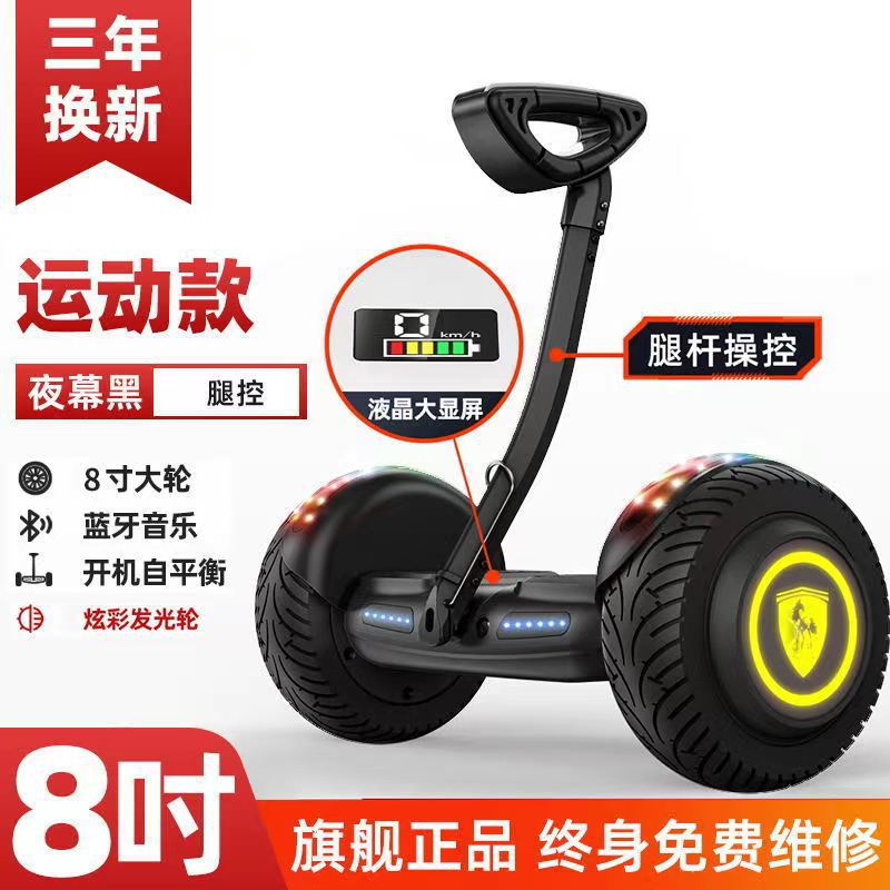 Fábrica al por mayor entrega Comercio exterior eléctrico inteligente control de la pierna de los niños APP control manual equilibrio coche doble-rueda adulto paralelo Coche