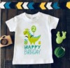 Cartoon dinosaur for boys, children's shirt, T-shirt, Birthday gift