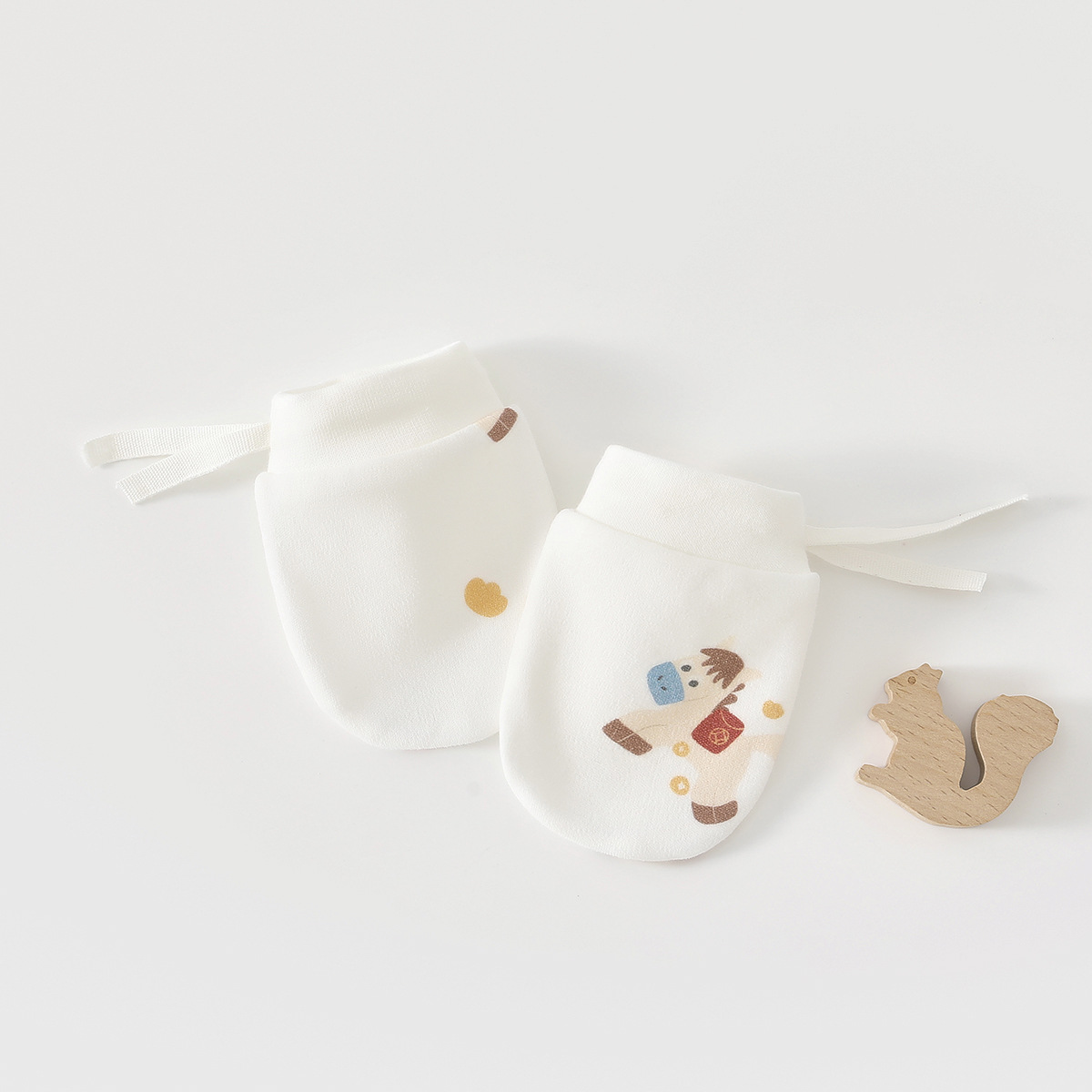 Guantes anti-racazos para bebés recién nacidos, guantes de algodón puro, guantes para bebés recién nacidos