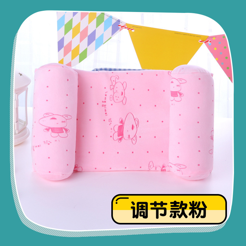 現物赤ちゃん枕ビロード赤ちゃん枕定型枕四季通用新生児調節枕通気柔らかい|undefined