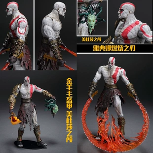 Подвижная фигурка Кратоса из God of War 2 7 дюймов с клинками