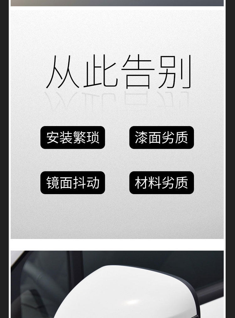 Suitable for Gac Trumpchi Gs4 Rearview Mirror 15 16 17 Model Year Gs4 Left and Right Exterior Rearview Mirror Assembly