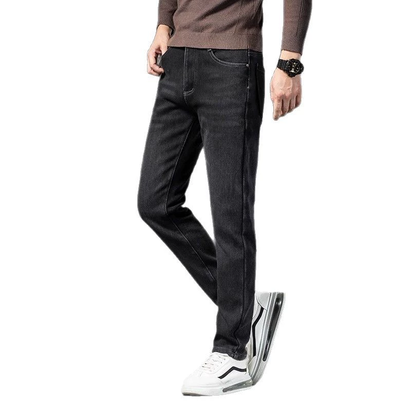 Elite elastic summer jeans for leisure, slim fit, classic length