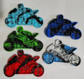 新品亚马逊硅胶材质减压玩具摩托车造型玩具儿童桌面益智泡泡玩具