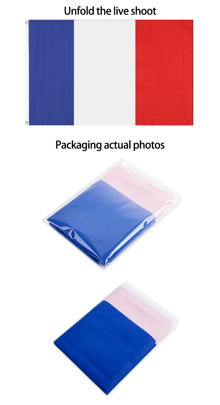 Drapeau français premium pour défilés et célébrations résistant_voghion.com