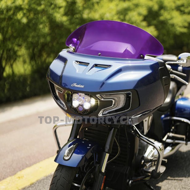 Suitable for Indian Challenger Black Horse Navigator Series Windshield Motorcycle Modification Multi-Color Replacement Windscreen