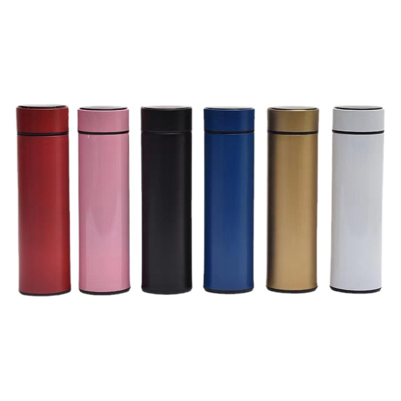 304 termo de acero inoxidable taza de temperatura pantalla taza inteligente Oficina taza recta coche deportes al aire libre termo