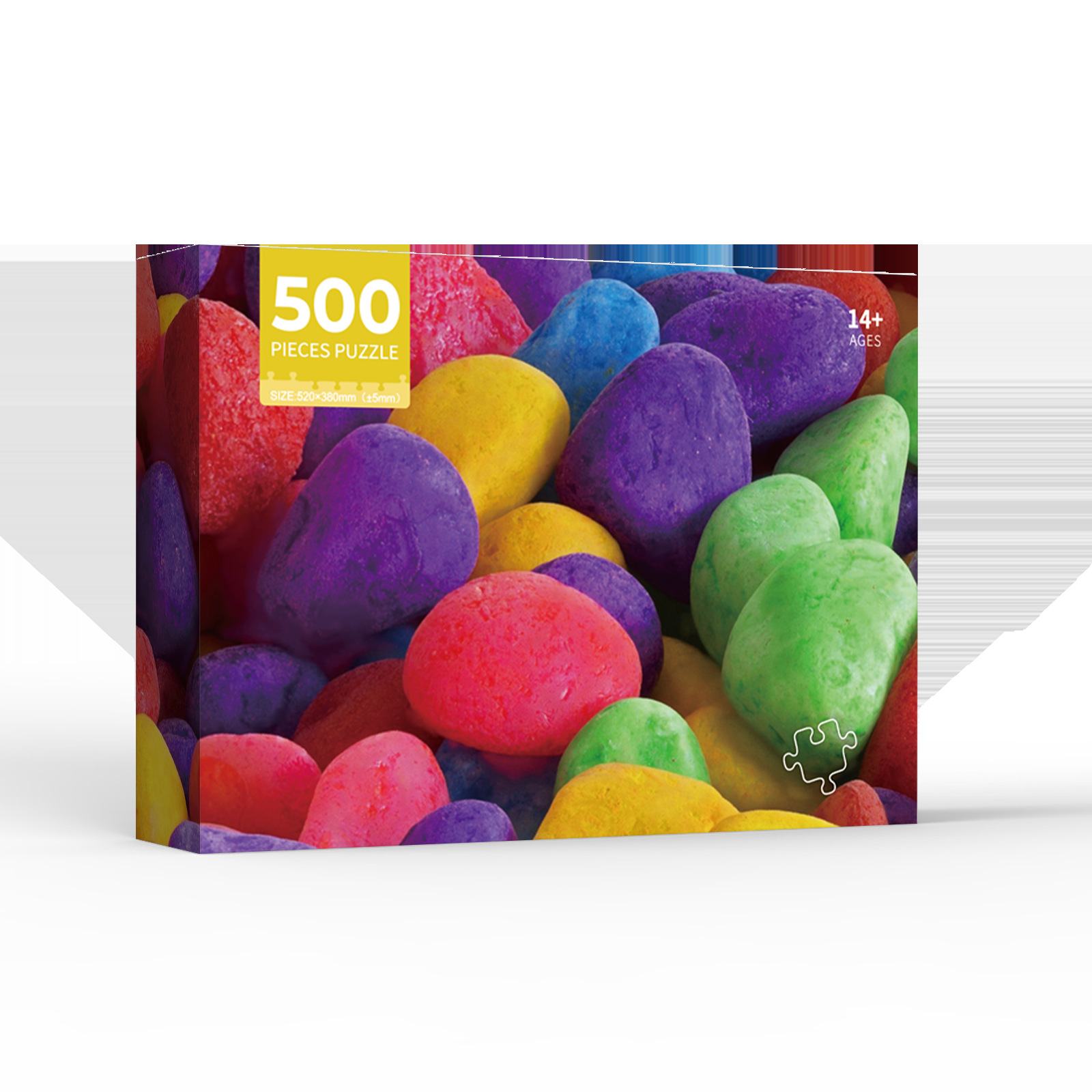 500枚のパズル子供成人レジャー玩具52*38cm hd印刷中性箱の新製品が図に来ることができる