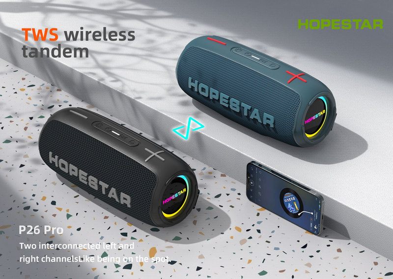 HOPESTAR-P26 pro携帯bluetoothスピーカー無線大電力大戦鼓大音量ストラップ屋外低|undefined