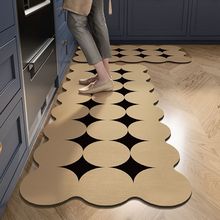 厨房地面专用地垫长条硅藻泥吸水吸油速干软垫耐脏脚垫可擦洗地毯