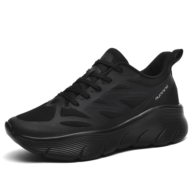 Nuevos zapatos deportivos para hombres y mujeres, zapatos para correr para jóvenes con absorción de impactos de alta elasticidad, zapatos casuales de salto, zapatos de pareja de talla grande transfronterizos
