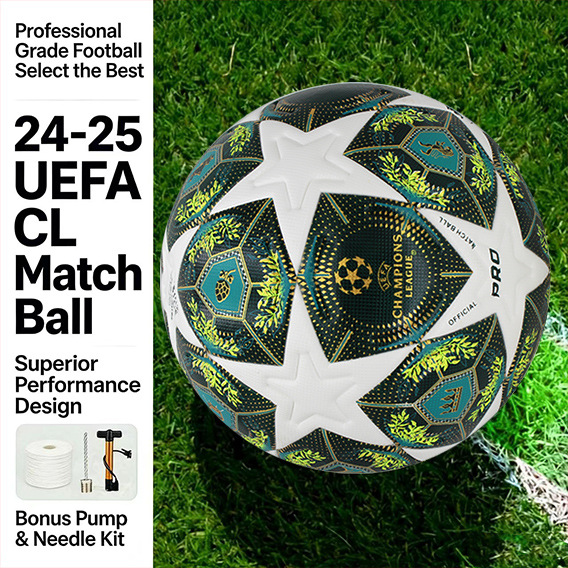 Ballon de football cousu à la machine, offrant une excellente durabilité et une bonne jouabilité._voghion.com