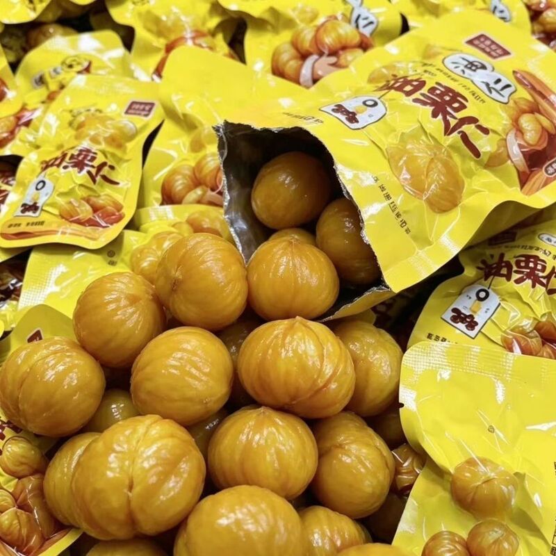 Chestnut kernels, ready-to-eat nuts, single-piece sweet chestnut snacks, original flavor chestnut, ready-to-eat snacks to satisfy cravings Chestnut kernels, ready-to-eat nuts, single-piece sweet chestnut snacks, original flavor chestnut, ready-to-eat snacks to satisfy cravings