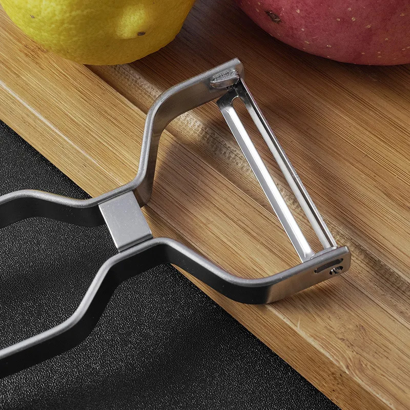 Nuevo cuchillo de peeling de acero inoxidable cuchillo de raspado de frutas multifuncional cuchillo de raspado doméstico cuchillo de raspado de cocina al por mayor