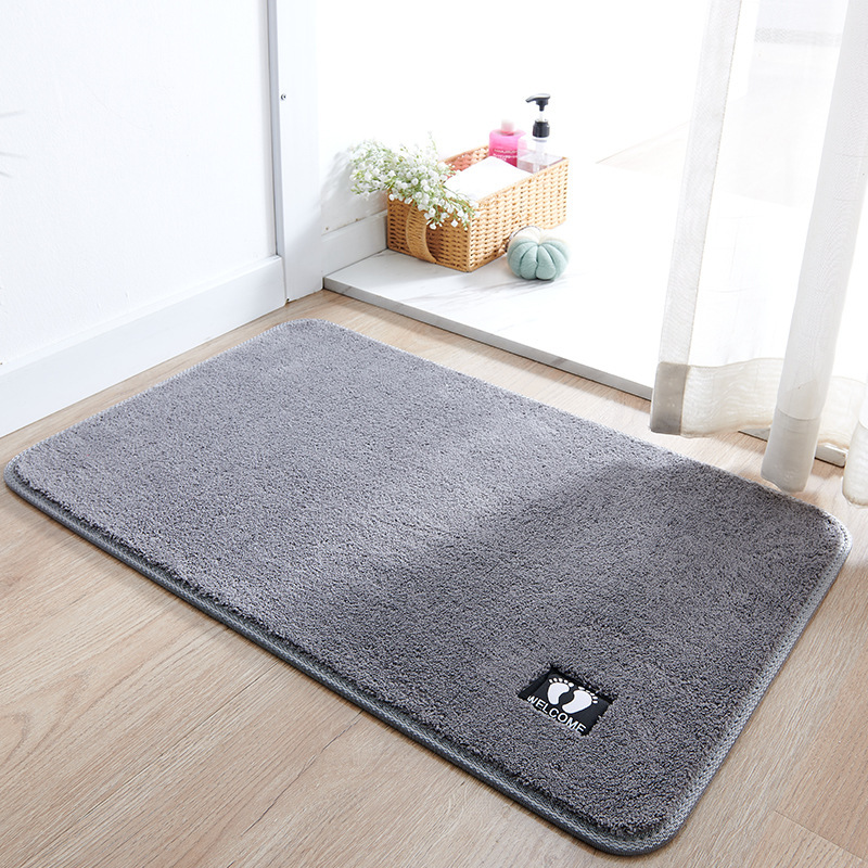 Cross-border bathroom absorbent floor mat simple home bathroom floor mat door entrance household non-slip mat