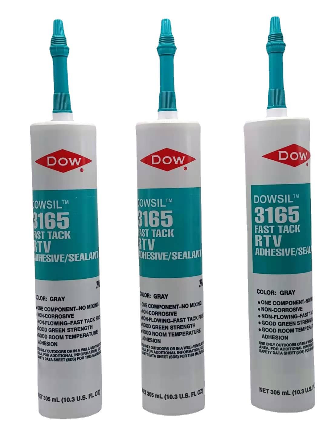 美国道康宁DOW CORNING DC3165灰色单组分灰色粘结密封胶 305ml