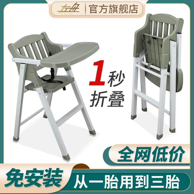 Children's handheld plastic highchair for feeding