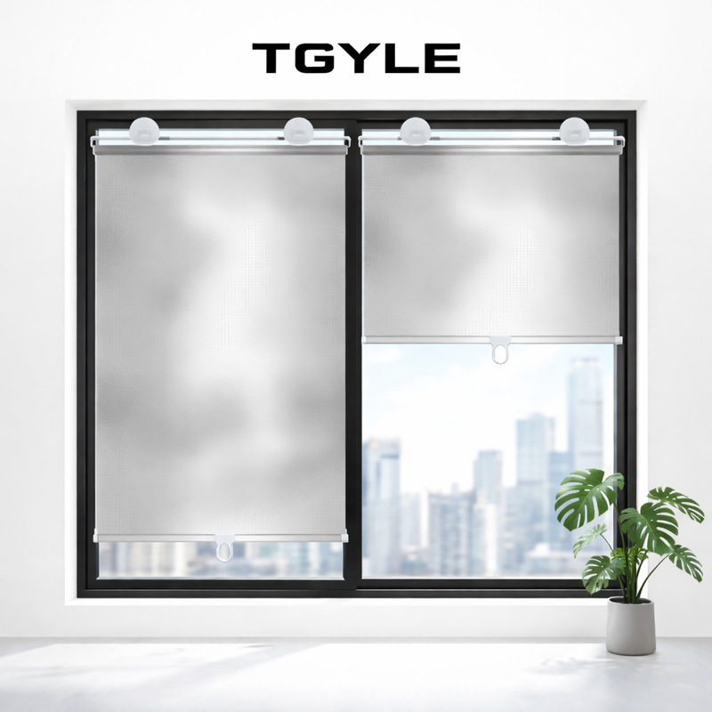 Cross-Border Summer Car Sunshade Car Window Suction Cup Car Supplies Truck Retractable Curtain Car Sunshade