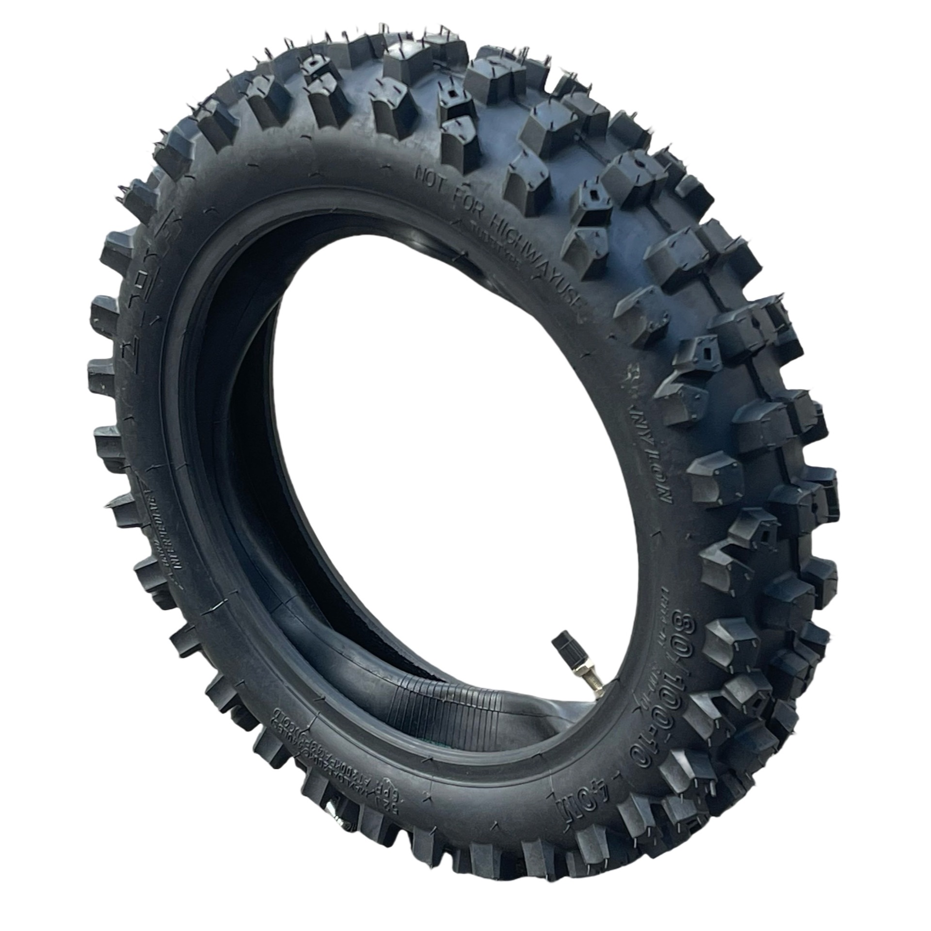 80 / 100 - 10 pulgadas Gao Sai engrosado neumático interior y exterior después de la modificación de dos ruedas Apollo motocicleta todoterreno accesorios