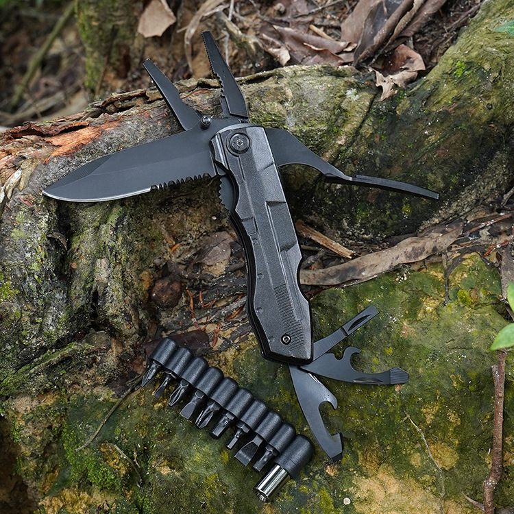 刀钳EDC求生组合工具钳子多功能钳刀阳江小刀收纳便携便携工具