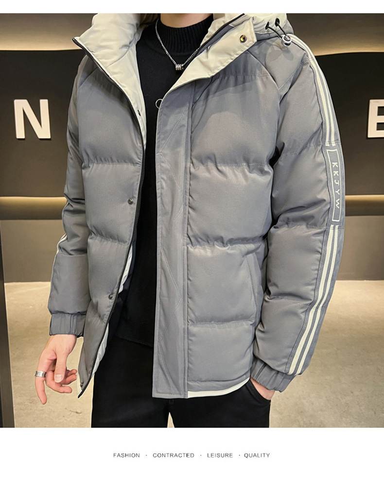 Men's Down Jacket Warm Winter Hooded Coat Thickened Outerwear_voghion.com