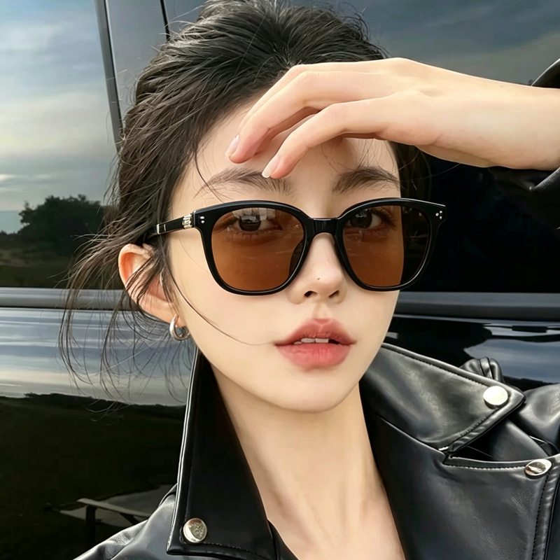 2026 New Model Foldable Portable Storage Sunglasses, Popular on Xiaohongshu, Fashionable for Trendy Women, Versatile for Driving and Street Photography