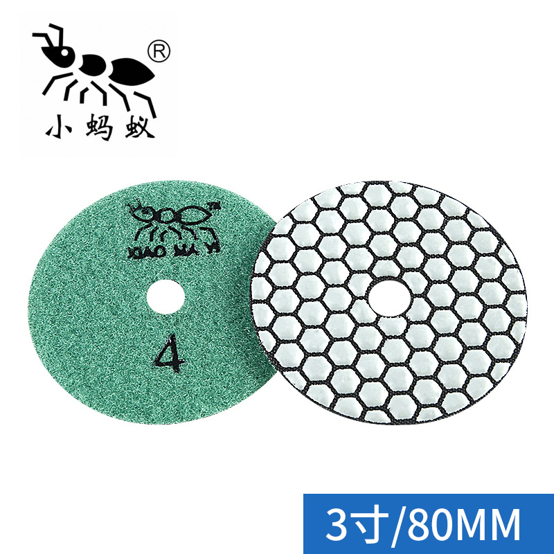 Pequeña hormiga mármol seco molienda pieza granito piedra pulido azulejo biselado recorte artefacto amoladora angular pieza de molienda