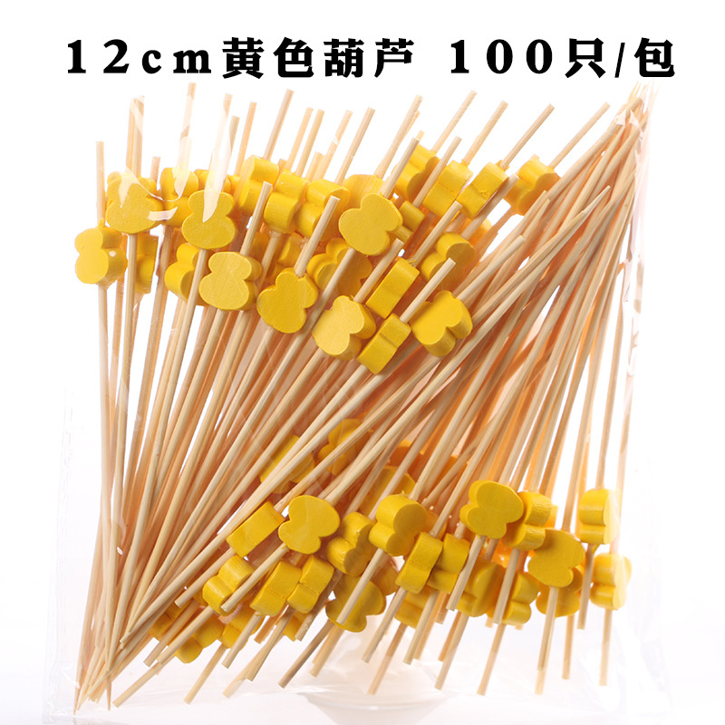 Fruit stick desechable flor stick