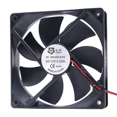 Yingyue 12025 Oil-cooled Radiator Fan DC12V Router Computer Case Power Silent 12cm Industrial Fan