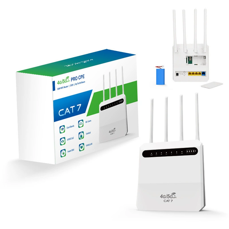 Africa 4G беспроводной WiFi маршрутизатор маршрутизатор с аккумулятором CAT7CPE подключаемая SIM карта Европа