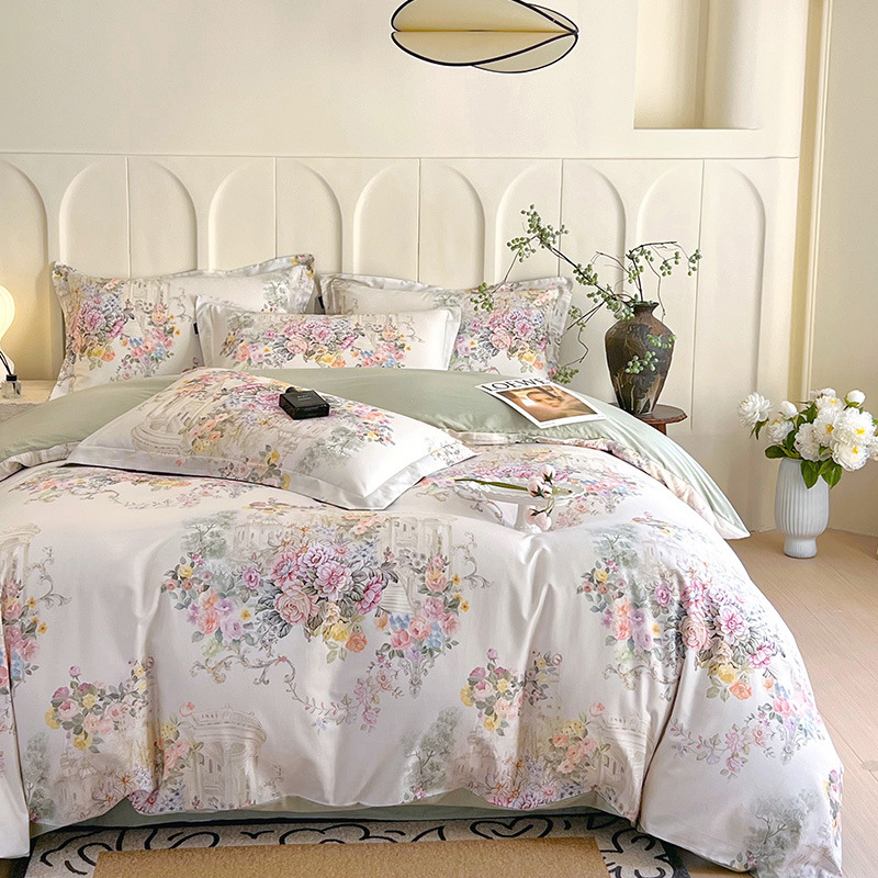 Completo letto quattro pezzi in puro cotone a fibra lunga xinjiang_voghion.com