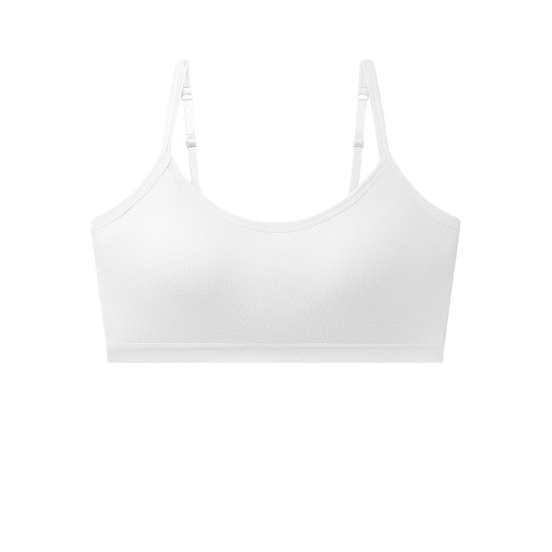 Bra de niñas, niñas adolescentes, camiseta de segundo movimiento, chaleco pequeño, período de desarrollo sin anillo de acero, ropa interior anti-bumps