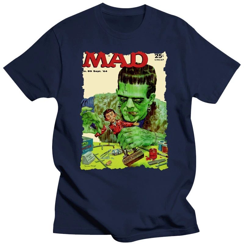 1964 обложка MAD Magazine, футболка с ловким охлаждением, с Америкой