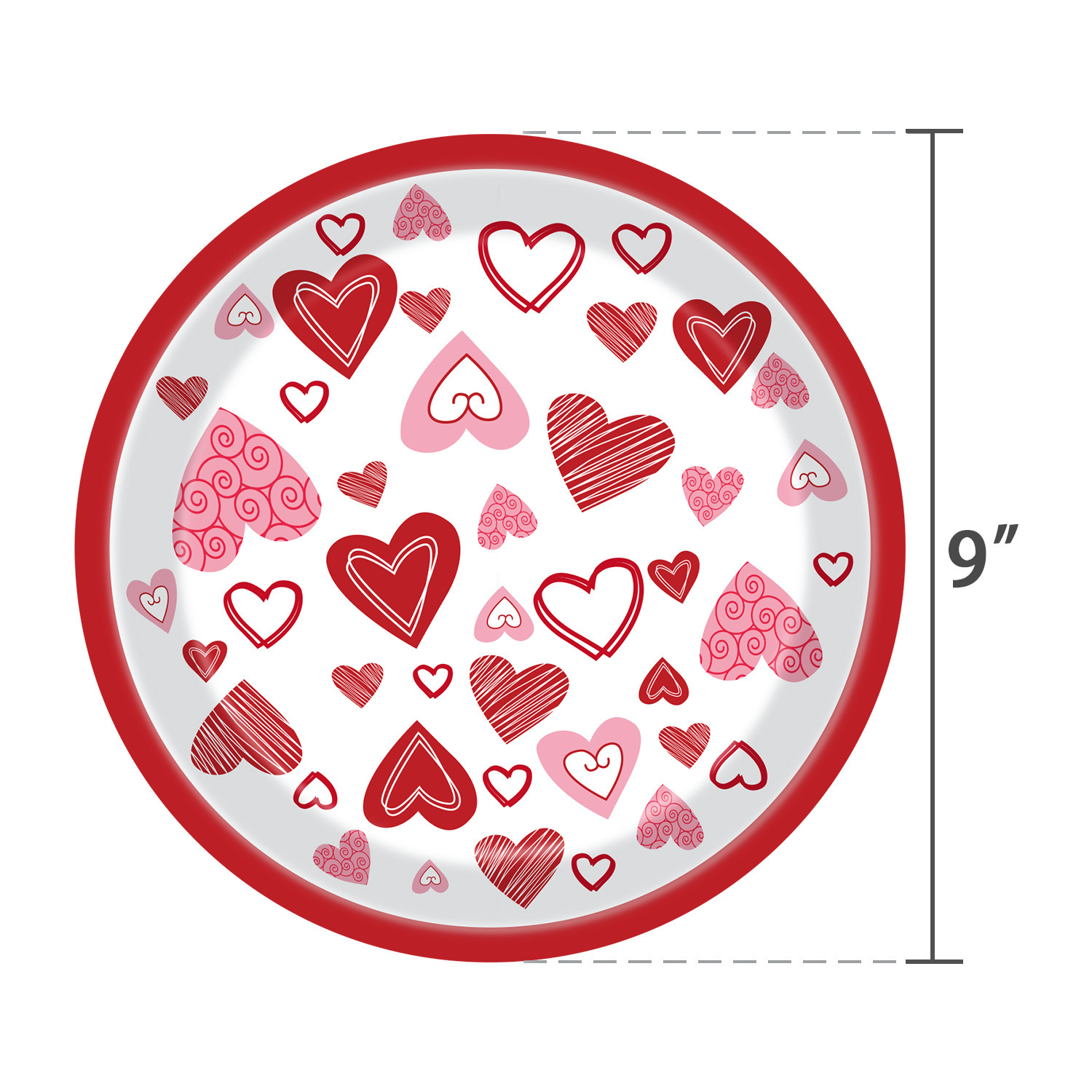 100g Weight tablecloth, Tableware Event & Party Supplies 1 Piece Quantity Holiday, Date Occasion Valentine'S Day Festival Heart Shape Pattern Romantic Style Valentine's Day Romantic Heart Shape Paper 1 Piece 1